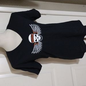SKULL and wings Motorcycle Tshirt